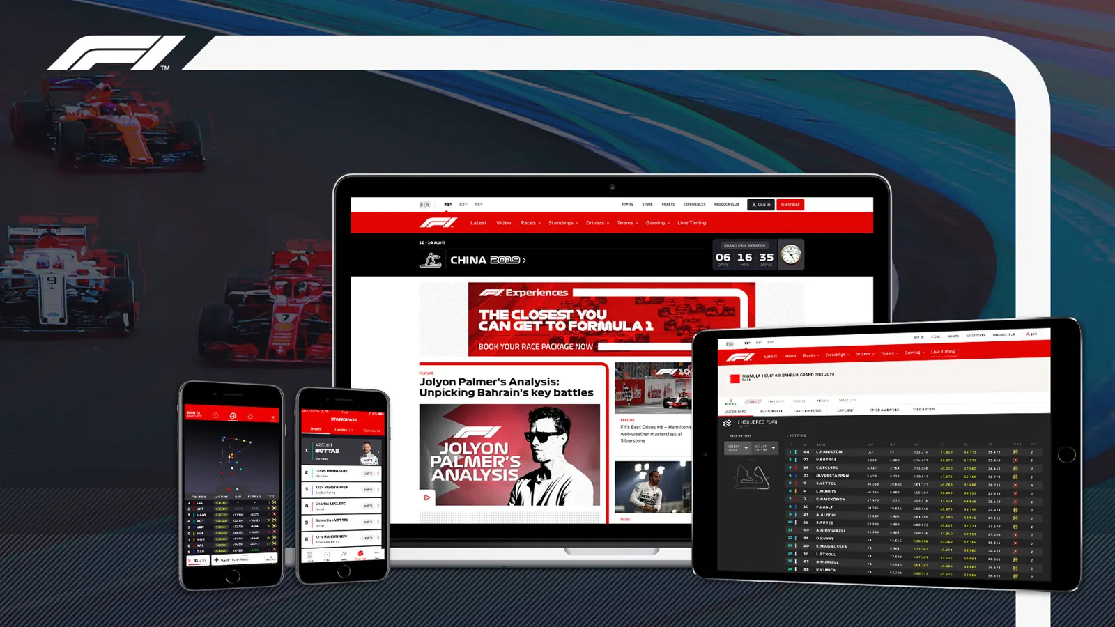 Imagen oficial de Formula 1 usada para representar F1 TV