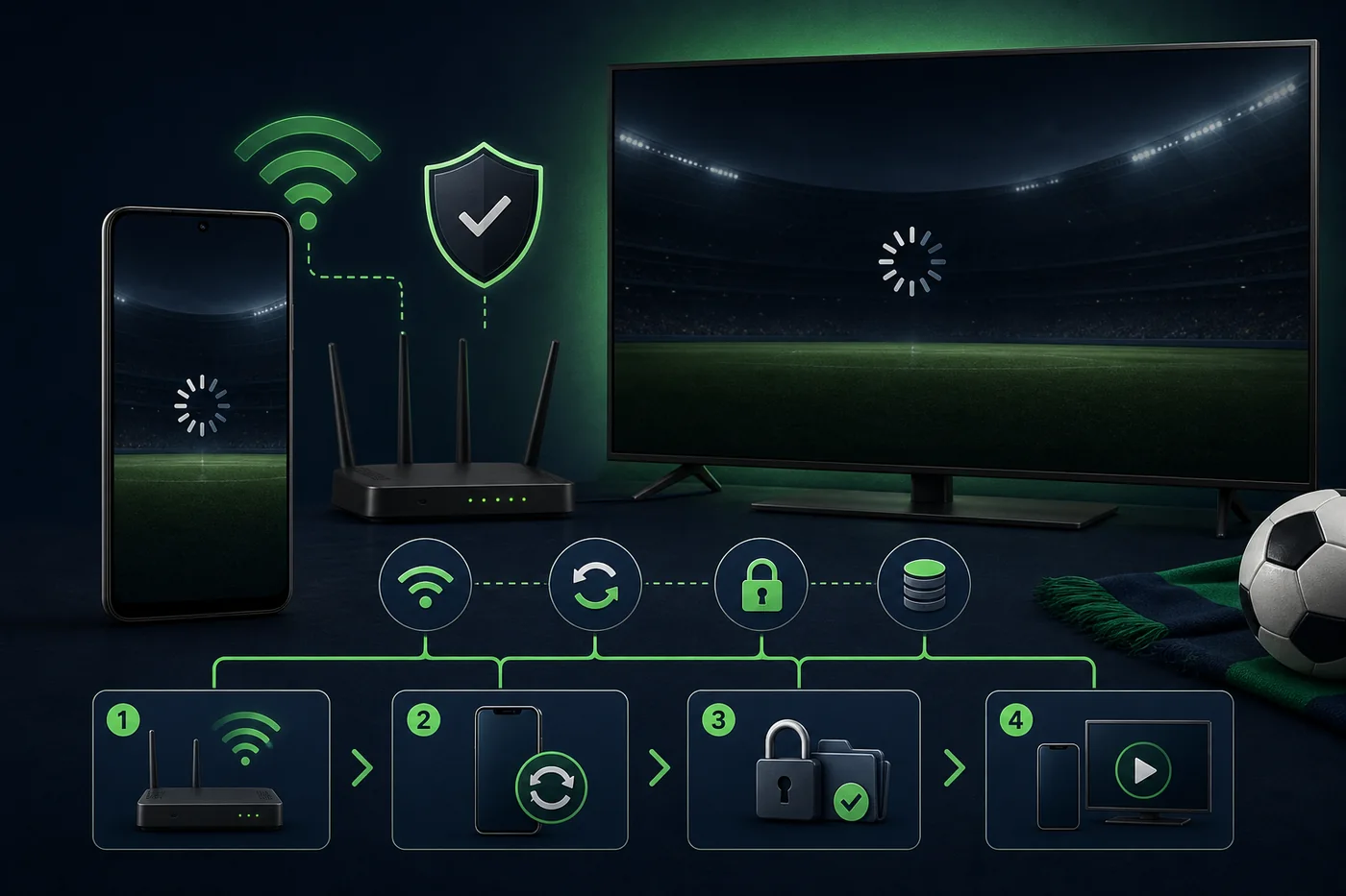 Diagnostico conceptual cuando Futbol Libre no carga en movil y TV